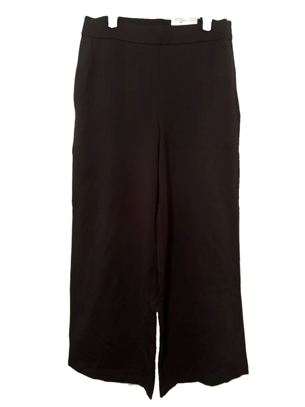 INC International Concepts Wide Leg Regular High Rise Black Womens Pants Work XL